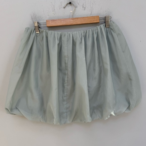 J.Crew Light Blue bubble mini skirt in taffeta in size 8 - Picture 3 of 4